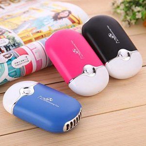USB Rechargeable Portable Mini Handheld Air Conditioning Bladeless Cooling Fans